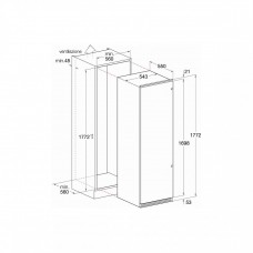 Frigider cu 1 usa incorporabil Hotpoint Ariston BSZ 3032 V